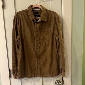 Buffalo David Bitton Men's Tan Corduroy Shirt Jacket